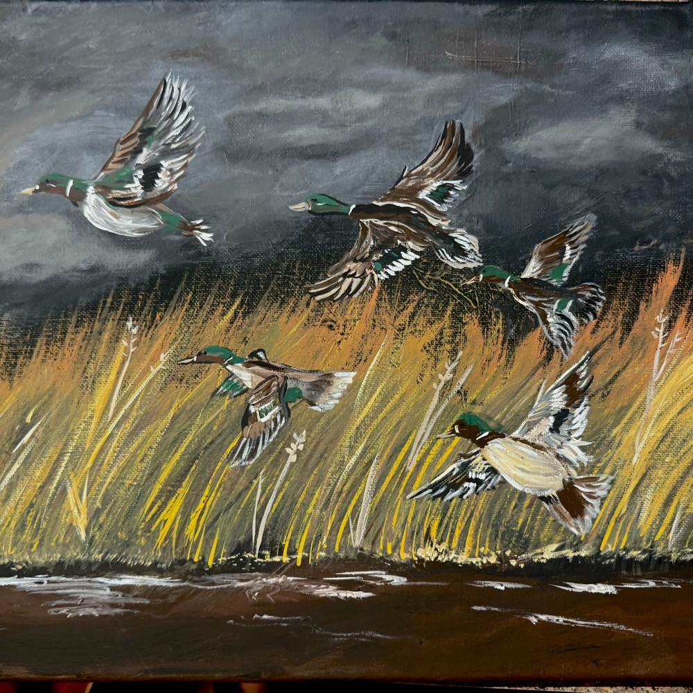 12 x 16 acrylic original painting on stretched canvas